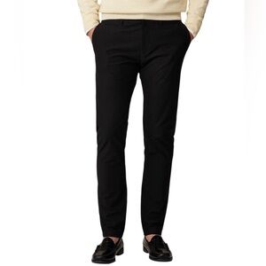 J. Crew Mens New 484 Slim Fit Tech Pant NWT 34 x 30 Classic Black 4 Way Stretch